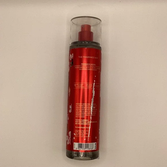 Bath & Body Works Japanese Cherry Blossom Fine Fragrance Mist 8 oz Body Spray - Picture 2 of 2